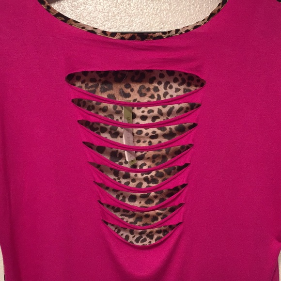 Copper Key Leopard Blouse Animal Print - Picture 7 of 7